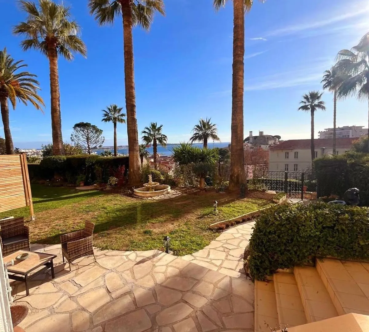 Apartament Appartement 4 Couchages Vue Mer Parc Continental Cannes Francja