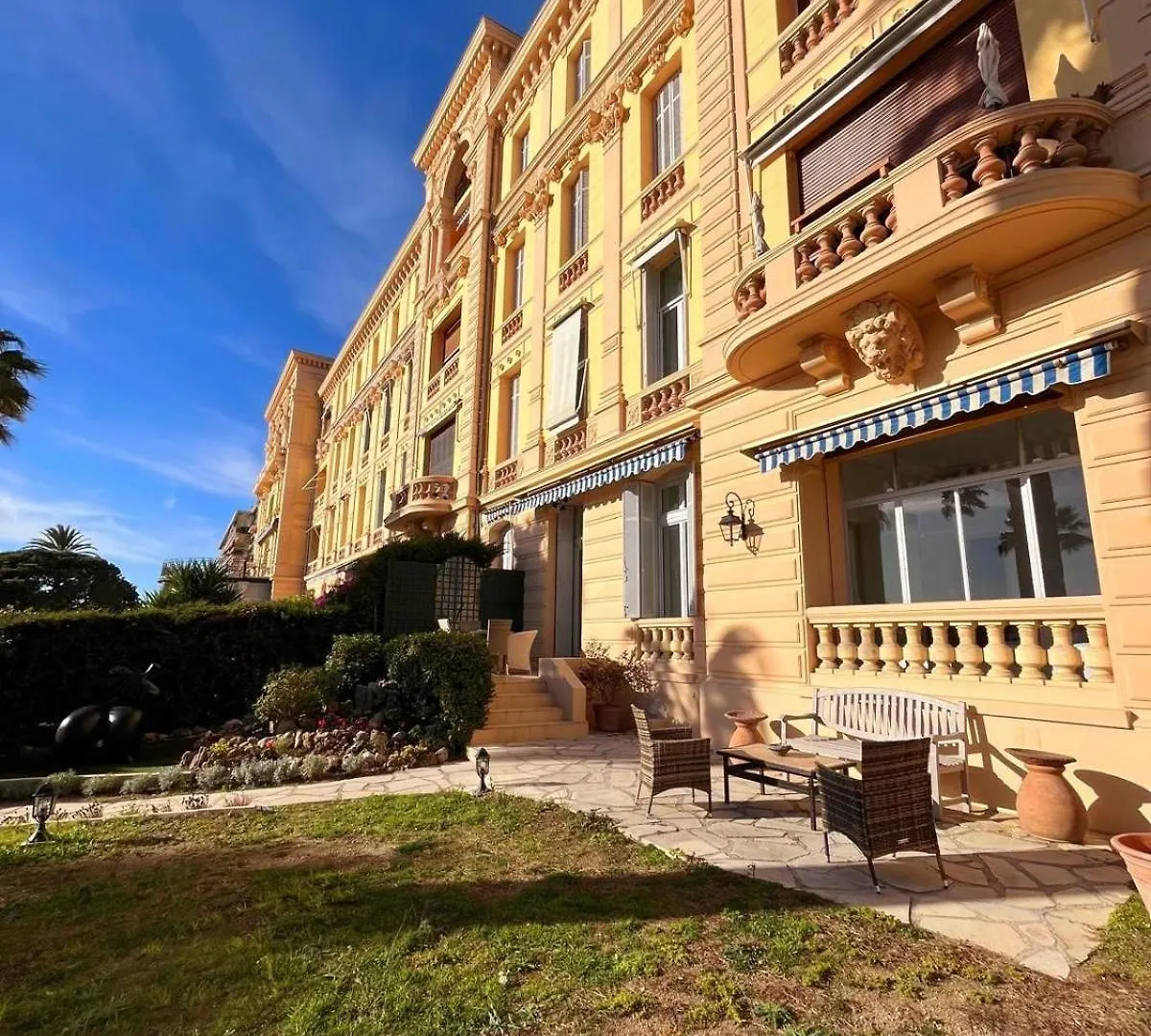 Apartament Appartement 4 Couchages Vue Mer Parc Continental Cannes Francja